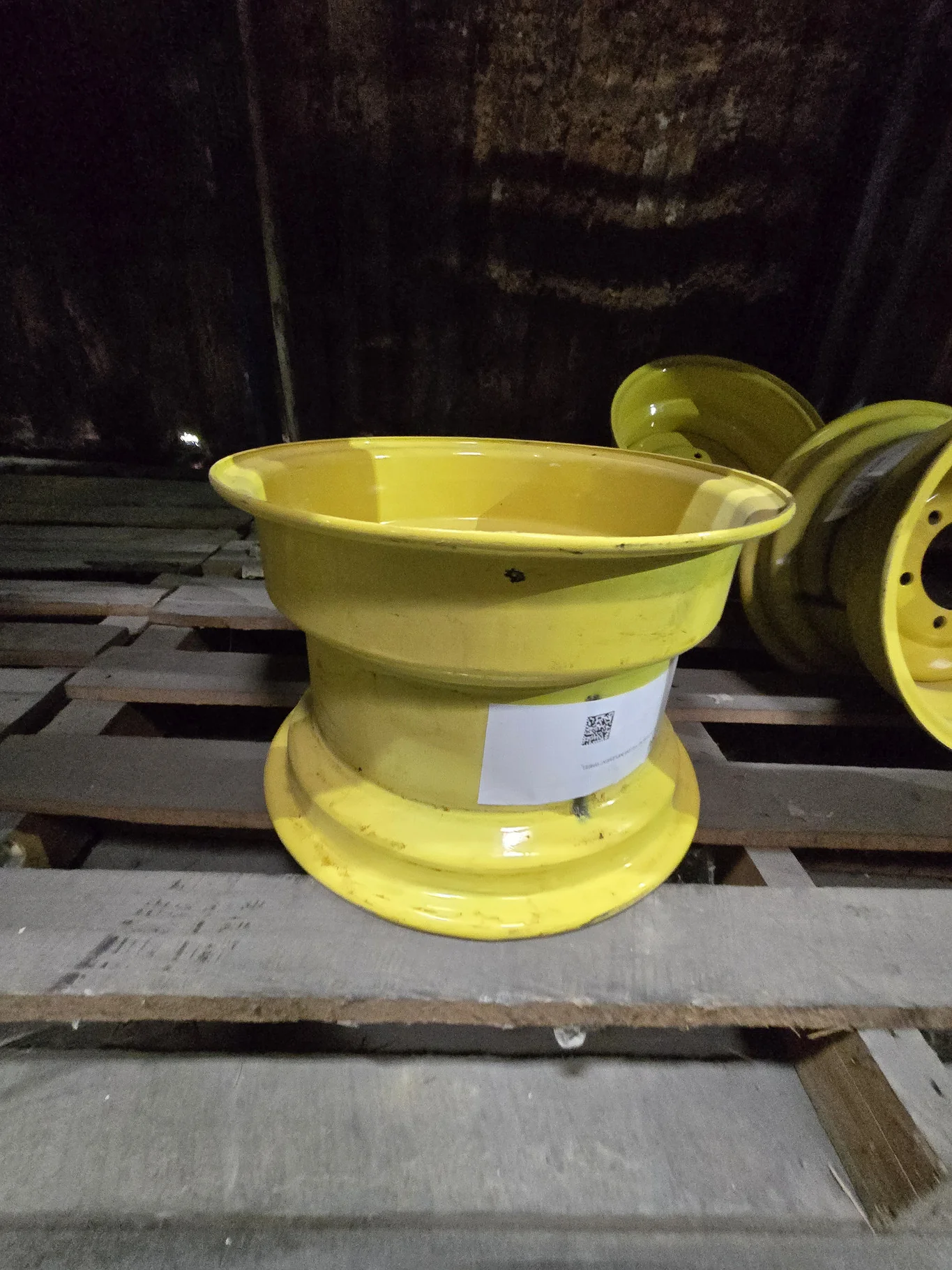 10 X 15 6-6-4.63-5.375 BS AG YELLOW IMPLEMENT WHEEL image 2