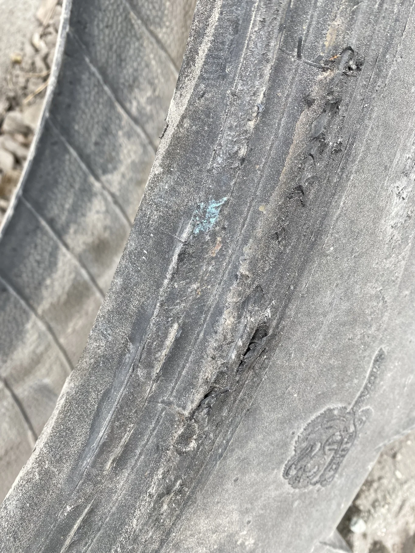 Repaired Used 80% 320/90R46 Titan TT49V R1-W (148A8) (Bead Damage, Chunks Of Lugs Missing) image 4