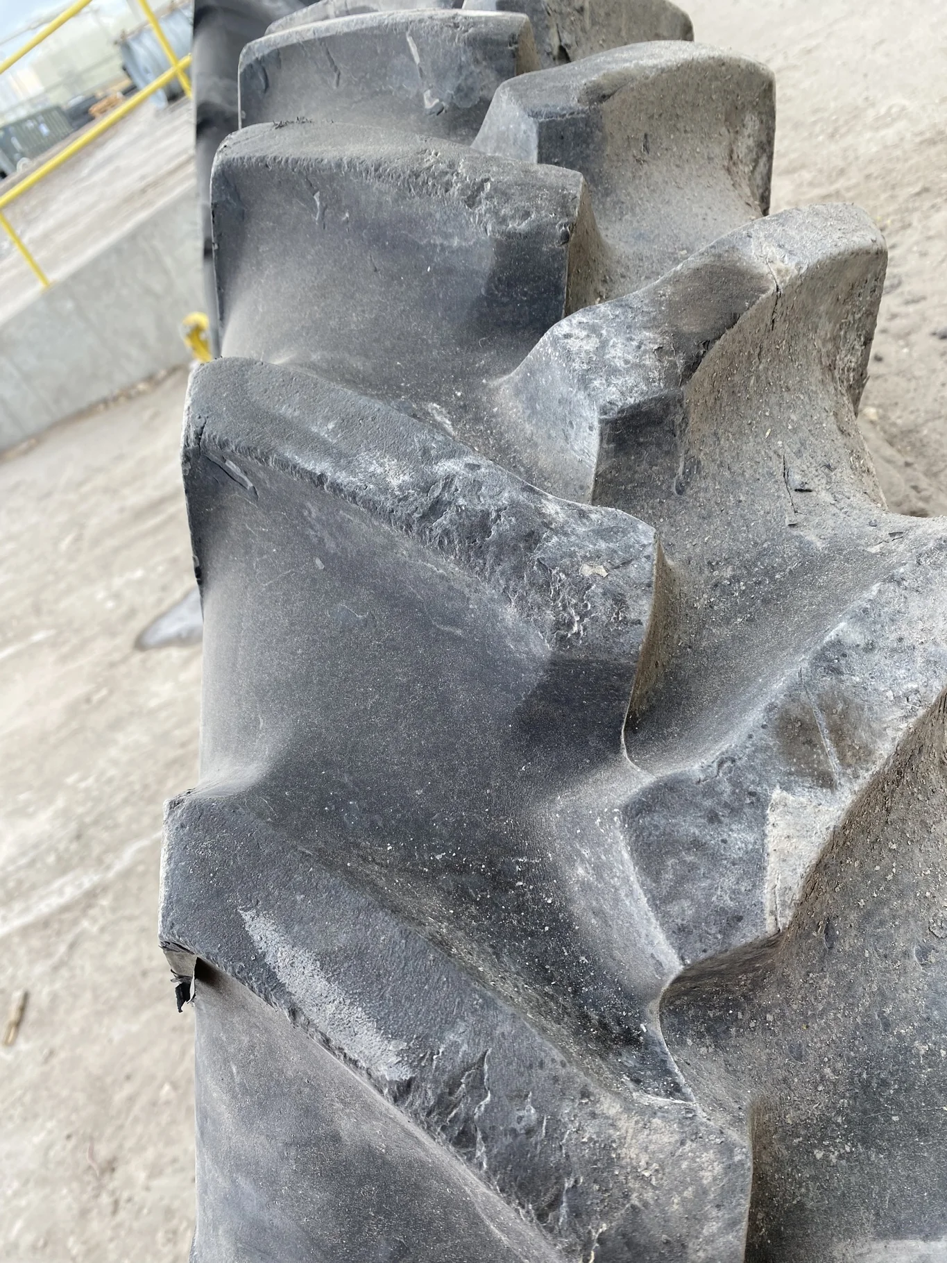 Repaired Used 80% 320/90R46 Titan TT49V R1-W (148A8) (Bead Damage, Chunks Of Lugs Missing) image 6