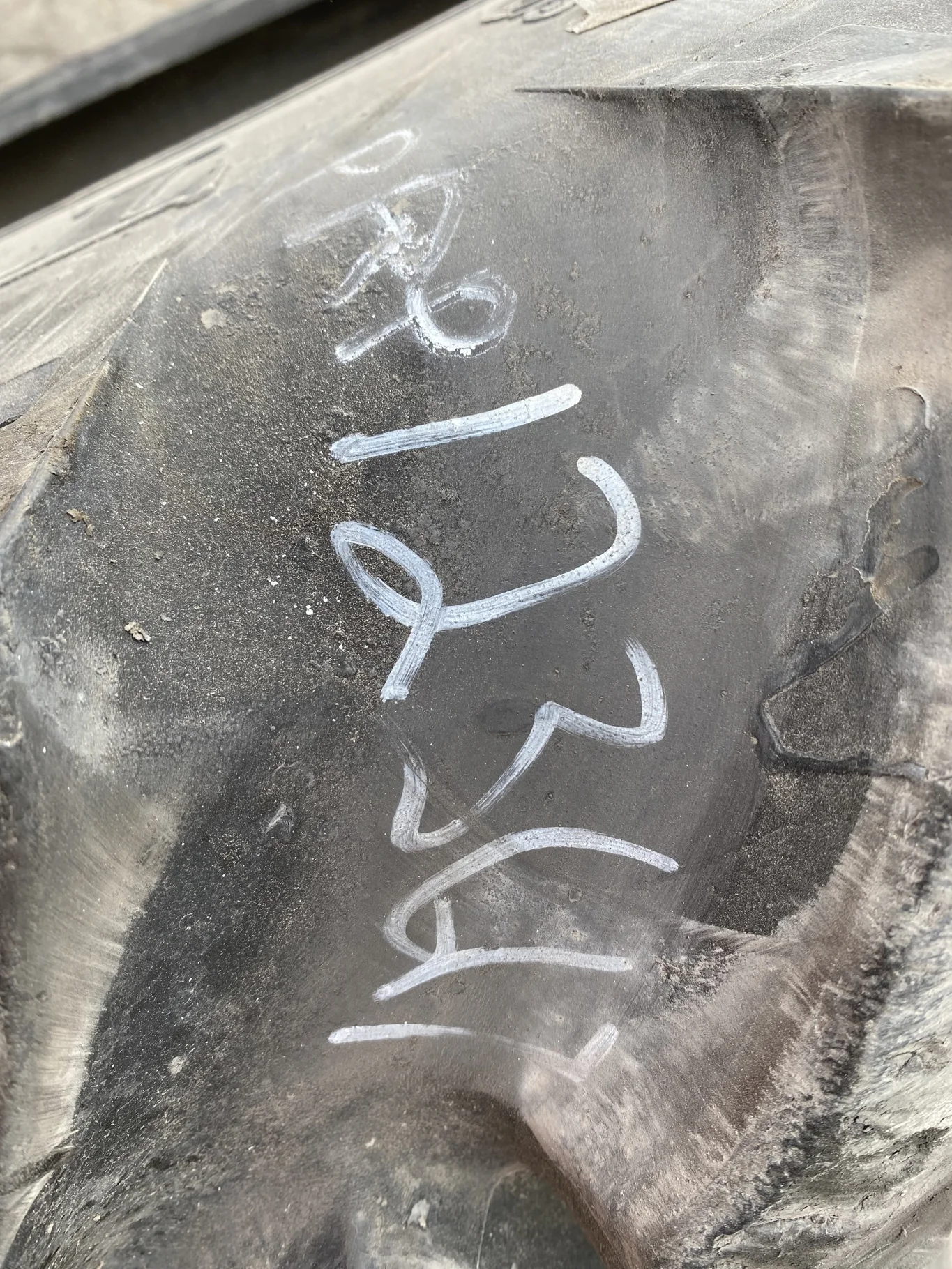 Repaired Used 80% 320/90R46 Titan TT49V R1-W (148A8) (Bead Damage, Chunks Of Lugs Missing) image 7