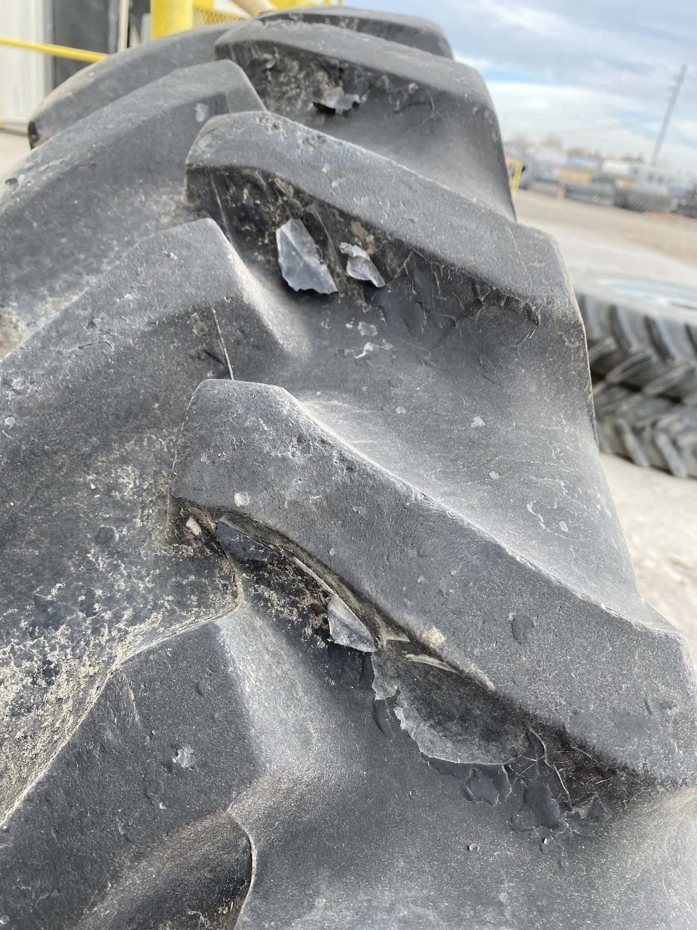 Repaired Used 80% 320/90R46 Titan TT49V R1-W (148A8) (Bead Damage, Chunks Of Lugs Missing) image 8