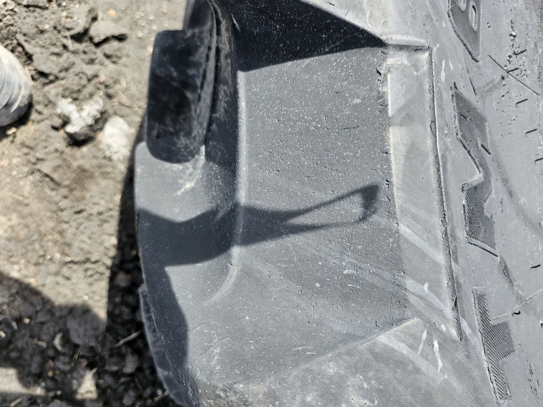 Used 85% 380/85R34 Trelleborg TM600 R-1W 137A8 TL - Good Condition (Stubble, Bead Repair By Polar image 4