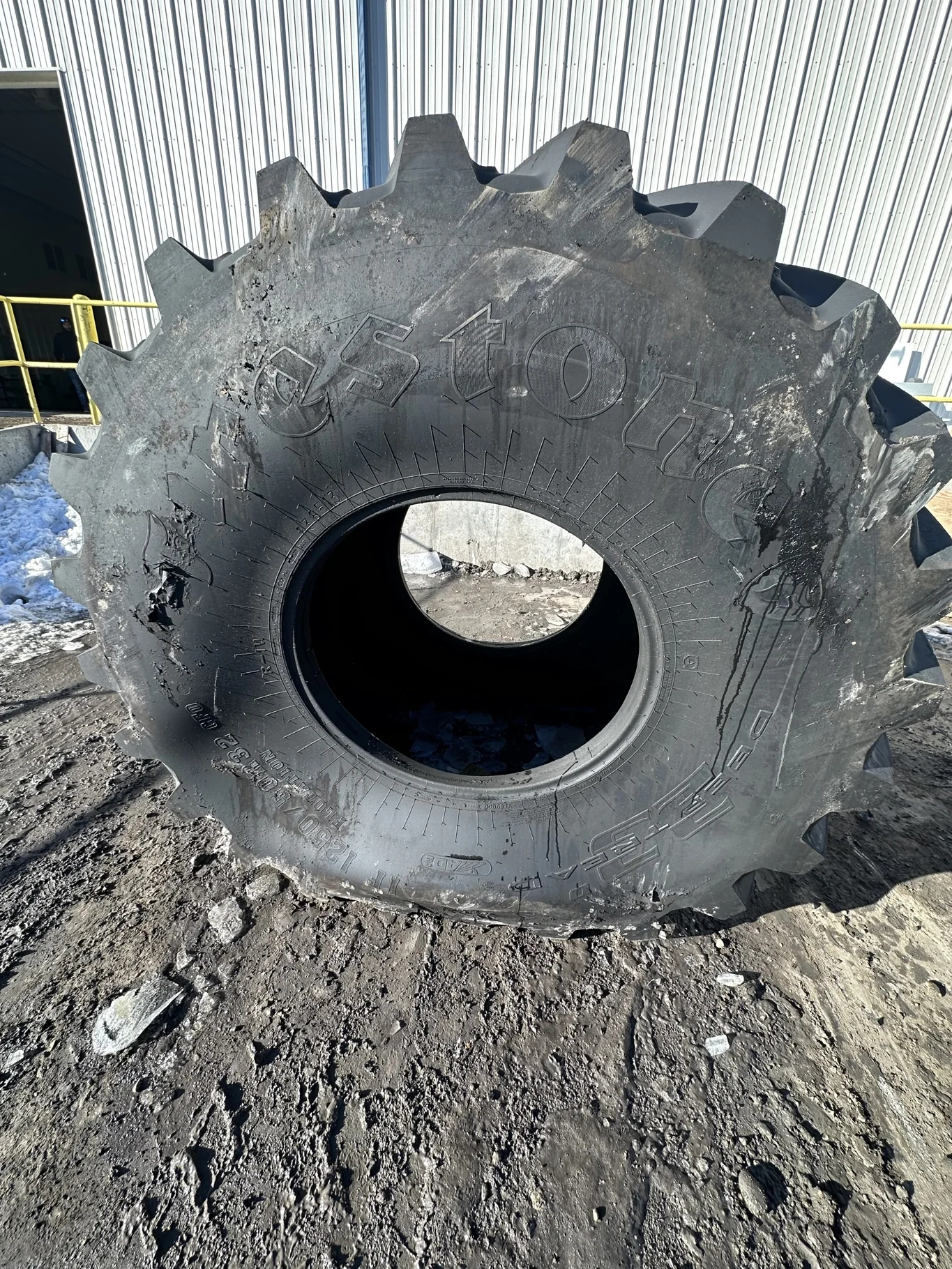 Used 80% IF1250/50R32 CFO Firestone Radial Deep Tread 23 R-1W 201B TL image 2