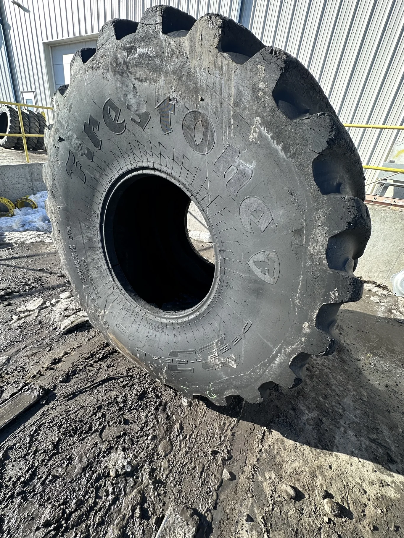 Used 70% IF1250/50R32 CFO Firestone Radial Deep Tread 23 R-1W 195B TL image 6