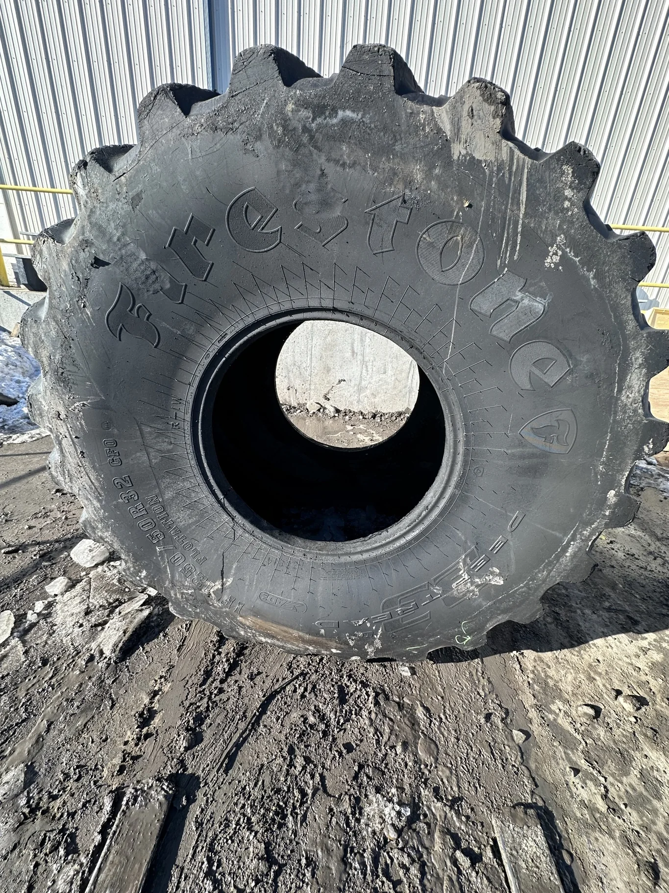 Used 70% IF1250/50R32 CFO Firestone Radial Deep Tread 23 R-1W 195B TL image 7
