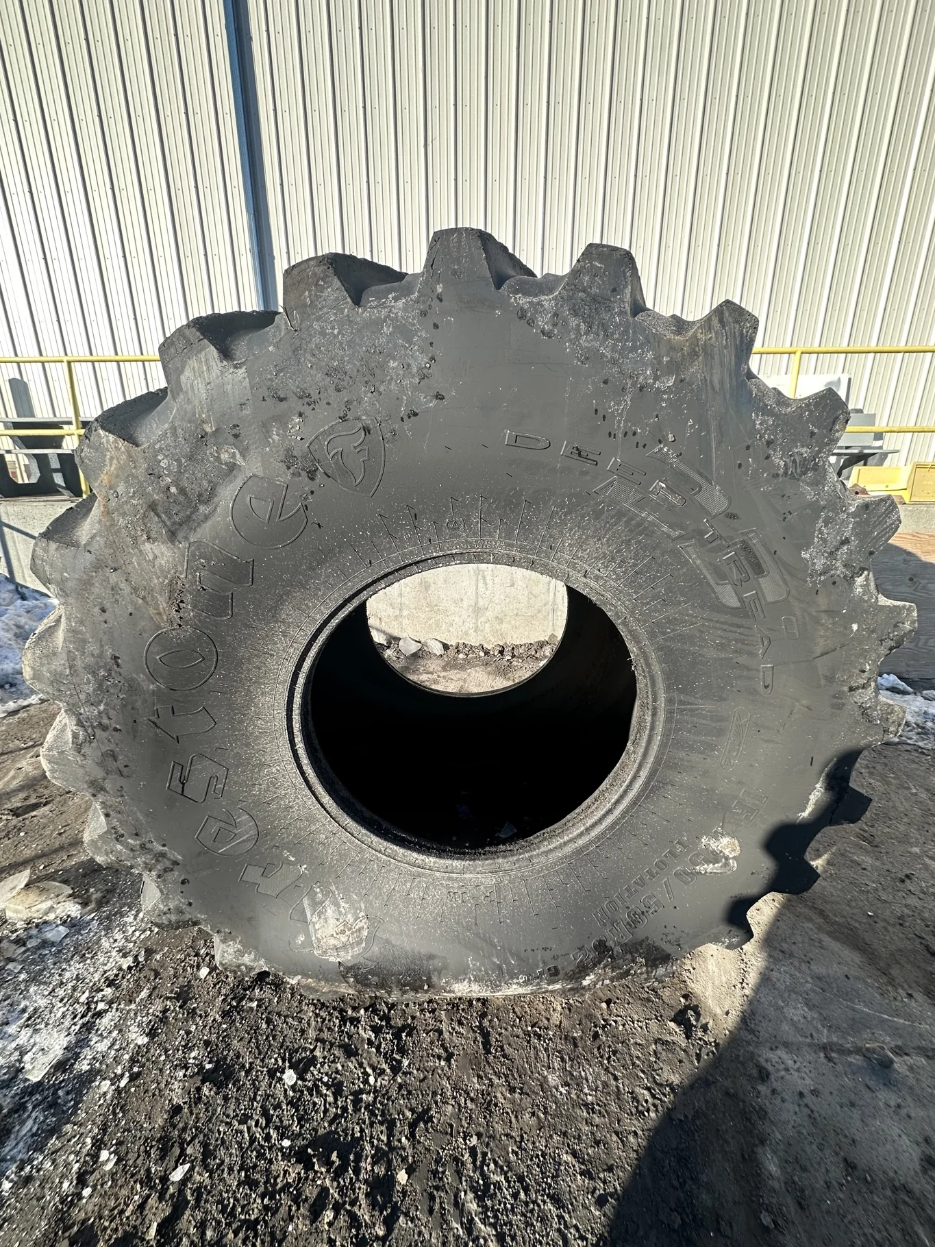 Used 85% IF1250/50R32 CFO Firestone Radial Deep Tread 23 R-1W 195B TL image 2