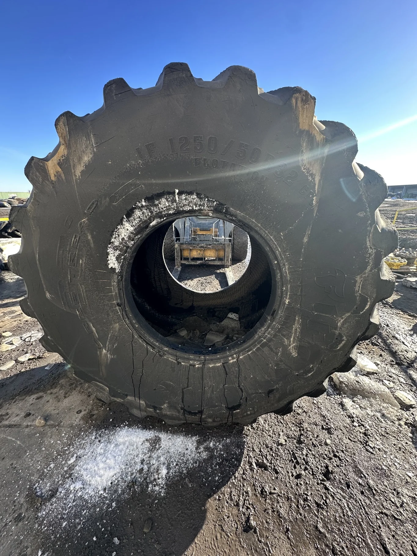 Used 70% IF1250/50R32 CFO Firestone Radial Deep Tread 23 R-1W 195B TL image 2