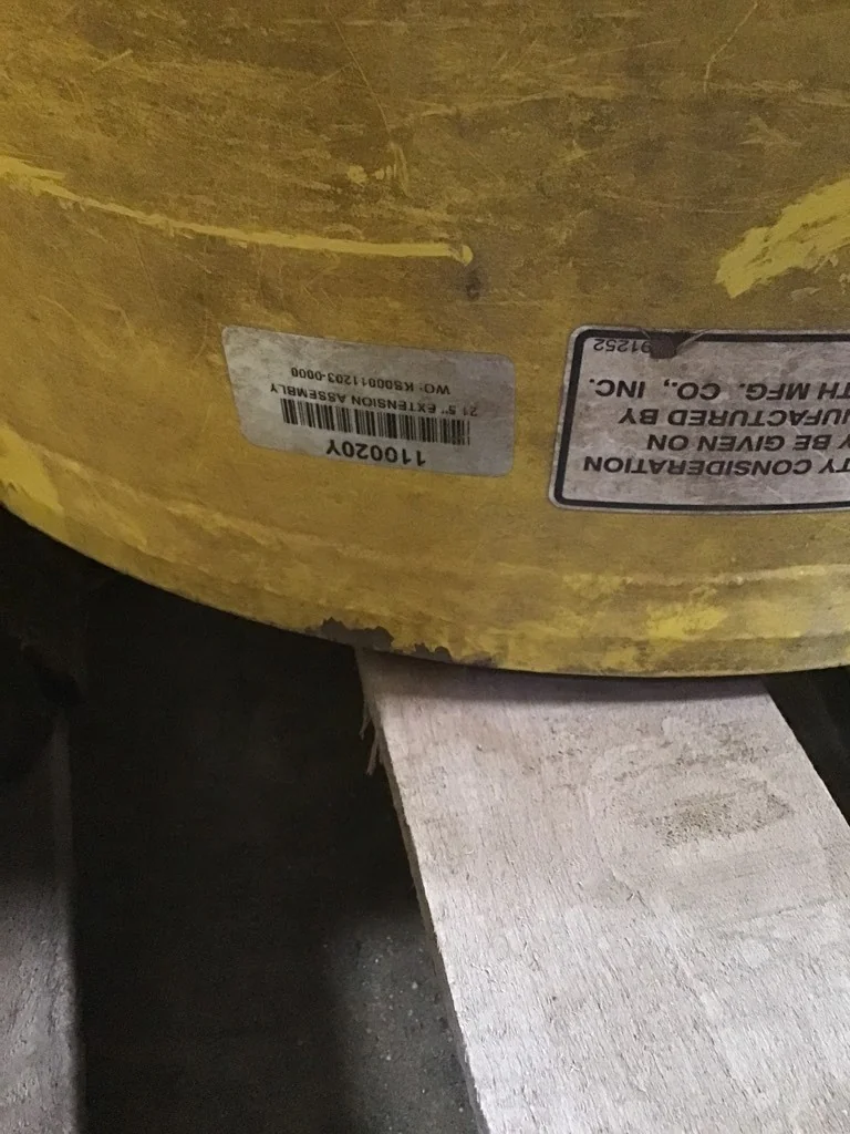 Used 21.5" Extension 12-19.685-17.651 TO 12-16.732-14.620 John Deere FWD Yellow image 3
