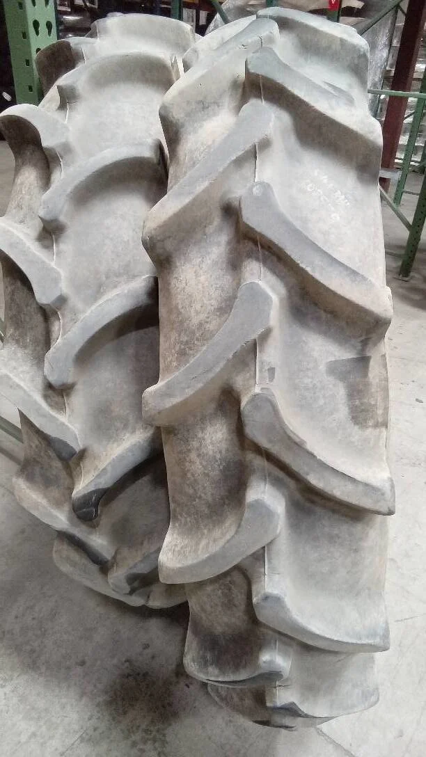 Used 13.6-38 6ply Firestone Champion Spade Grip TL R-2 70-75% on 12 X 38 8-10.82-8.78 GKN 4/2 image 2