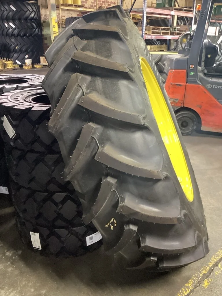 Take-Off 420/85R38 144A8 Mitas AC85 TL R-1W 95-100% On 15 x 38 8-8-6 4/2 Rail Yellow Wheel w/ Disc image 3