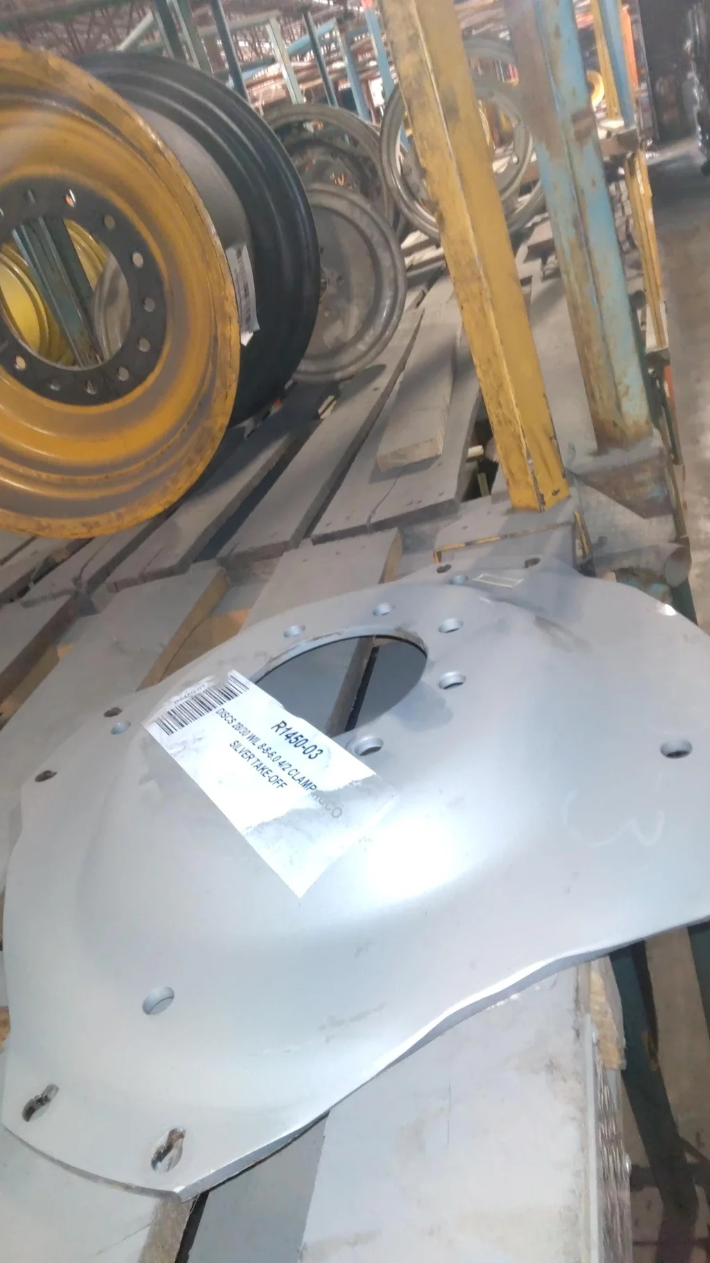 Take-Off Discs 28/30 WIL 8-8-6.0 4/2 Clamp Agco Silver image 2