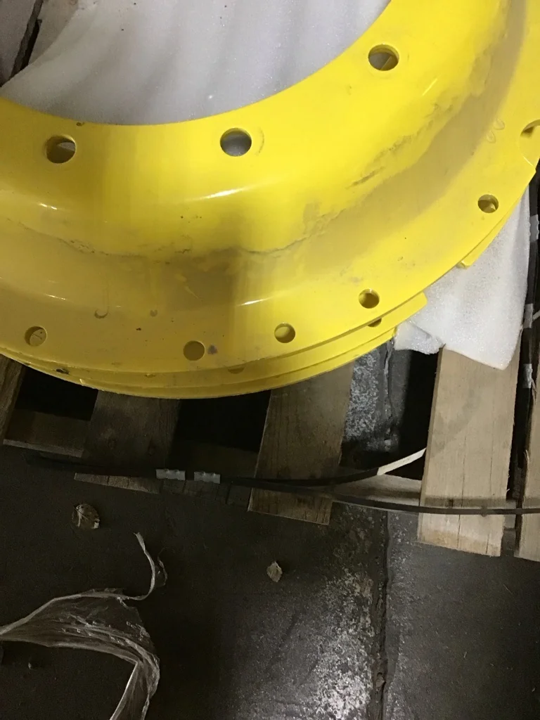 Take-Off Disc 34" Waffle 12-19.685-17.651 HD 3 Bolt Yellow image 3