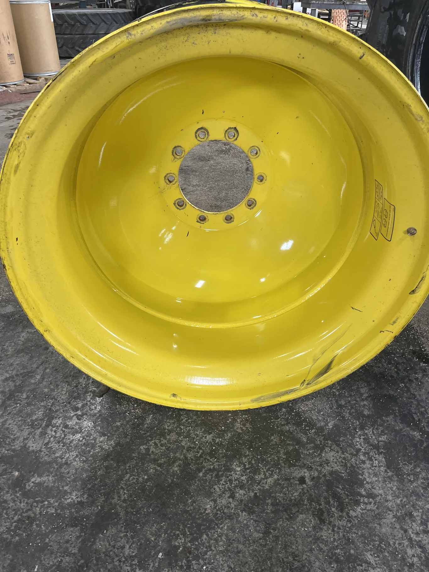 Take-Off 18 X 42 10-13.18-11.09 Dolly Dual Yellow Wheel image 3