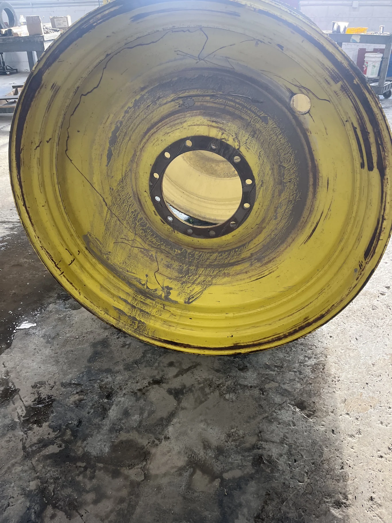 Used 13 X 46 12-13.976-11.857-1 Dual Yellow Wheel image 3