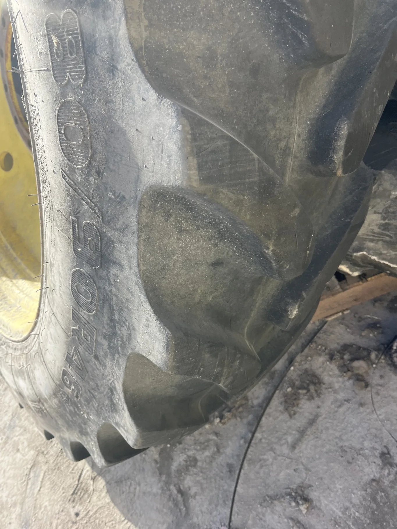 Used IF380/90R46 168B Firestone RAT RC TL R-1W 80-85% On 13 x 46 (12-13.976-11.857-1) Bubble Disc image 19