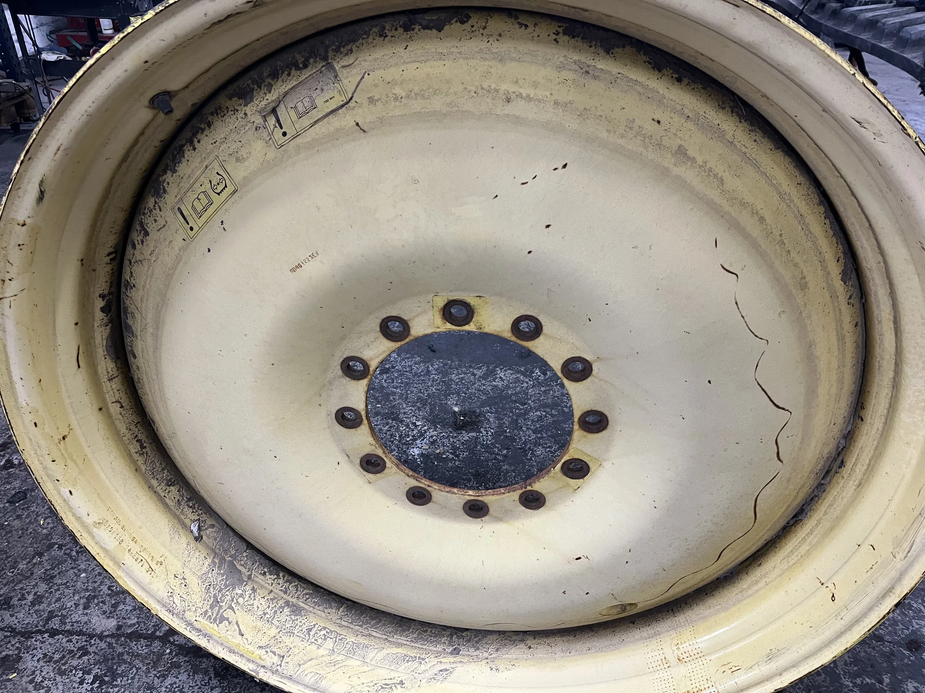 Used 13 X 46 12-13.976-11.857-1 Dual Yellow Wheel image 3