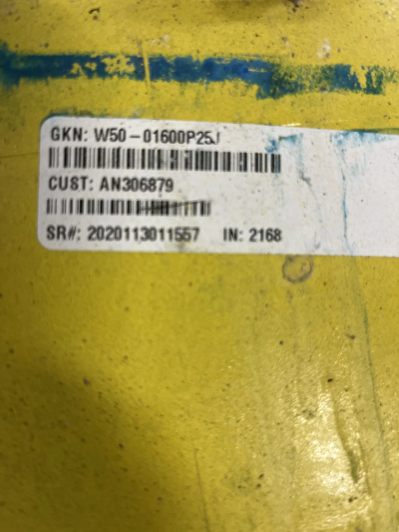 Used 13 X 50 Rim & Rail Yellow Wheel image 3