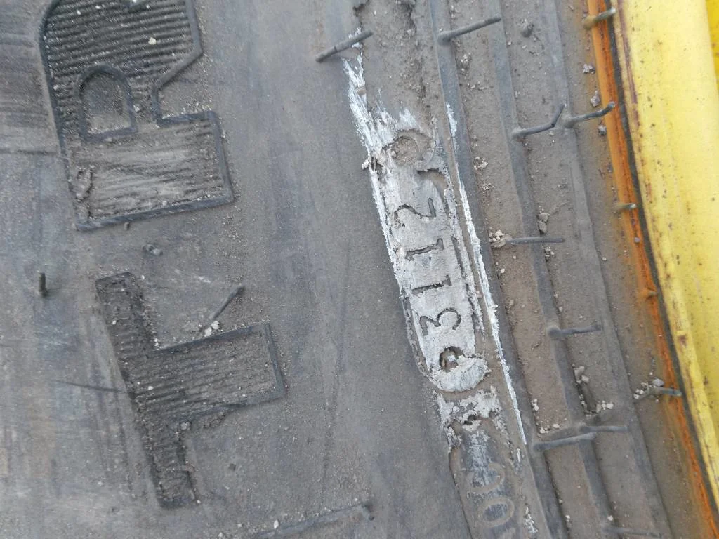 Used 480/80R50 159A8 Goodyear Super Traction TL R-1W 80-85% On 15 x 50 (12-32.047-30.078) Rim & Rail