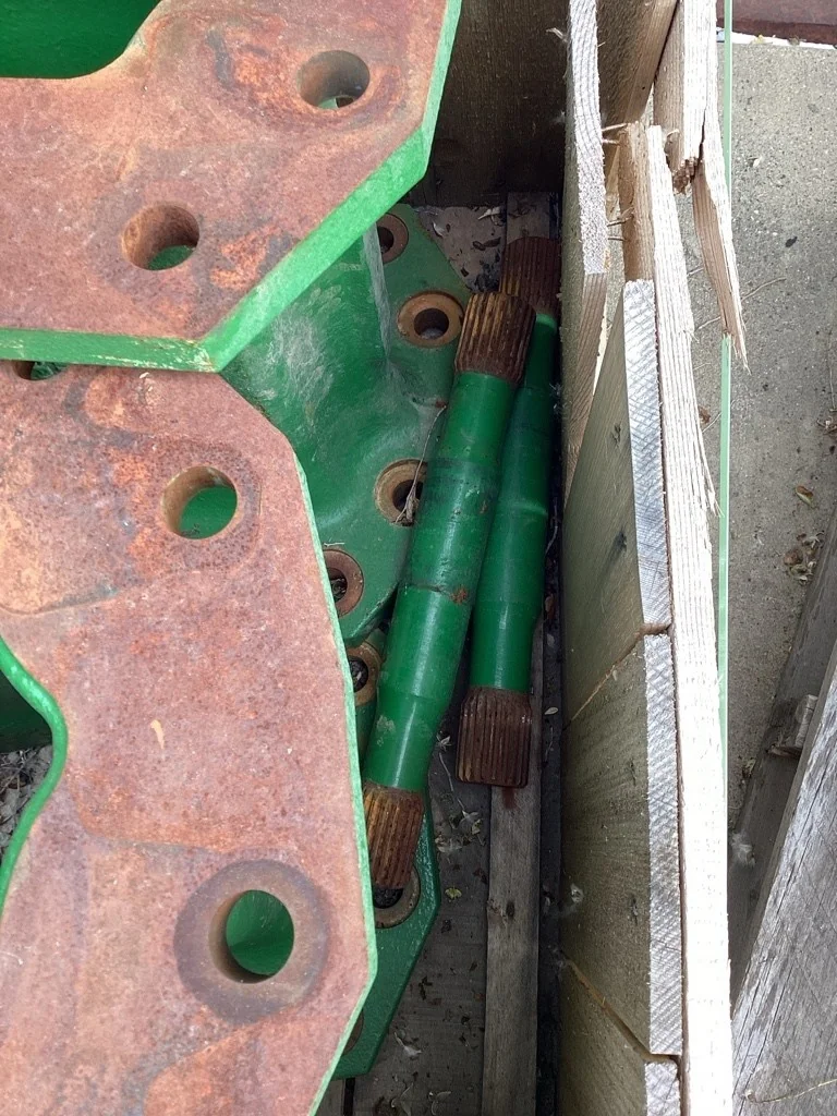 Used 15.5" Frame Extension Kit JD (2 Axle Shafts) No Truss Rod, No Hardware. image 2