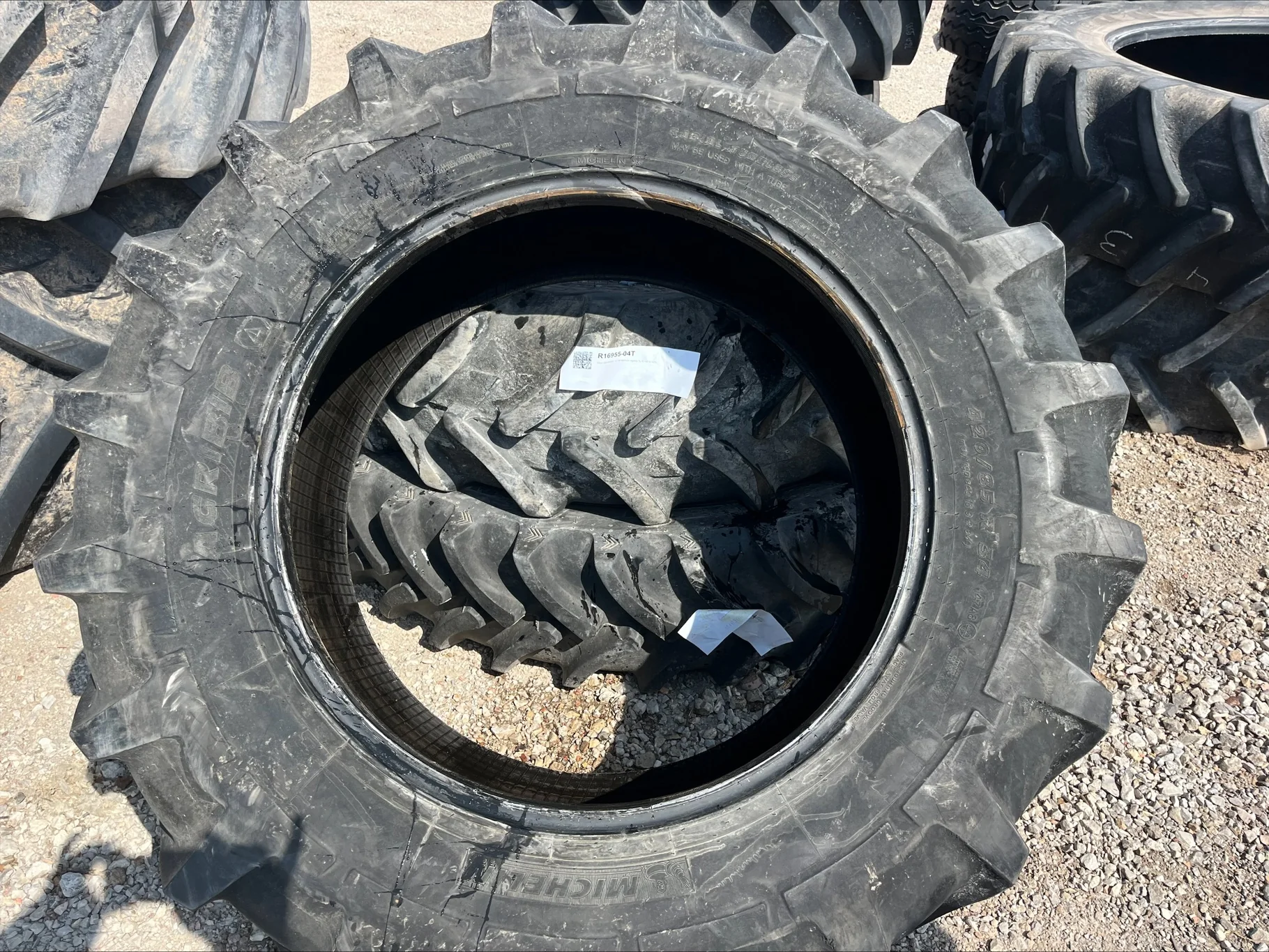 Used 420/85R34 147A8 Michelin Agribib TL R-1W 50-55% image 2