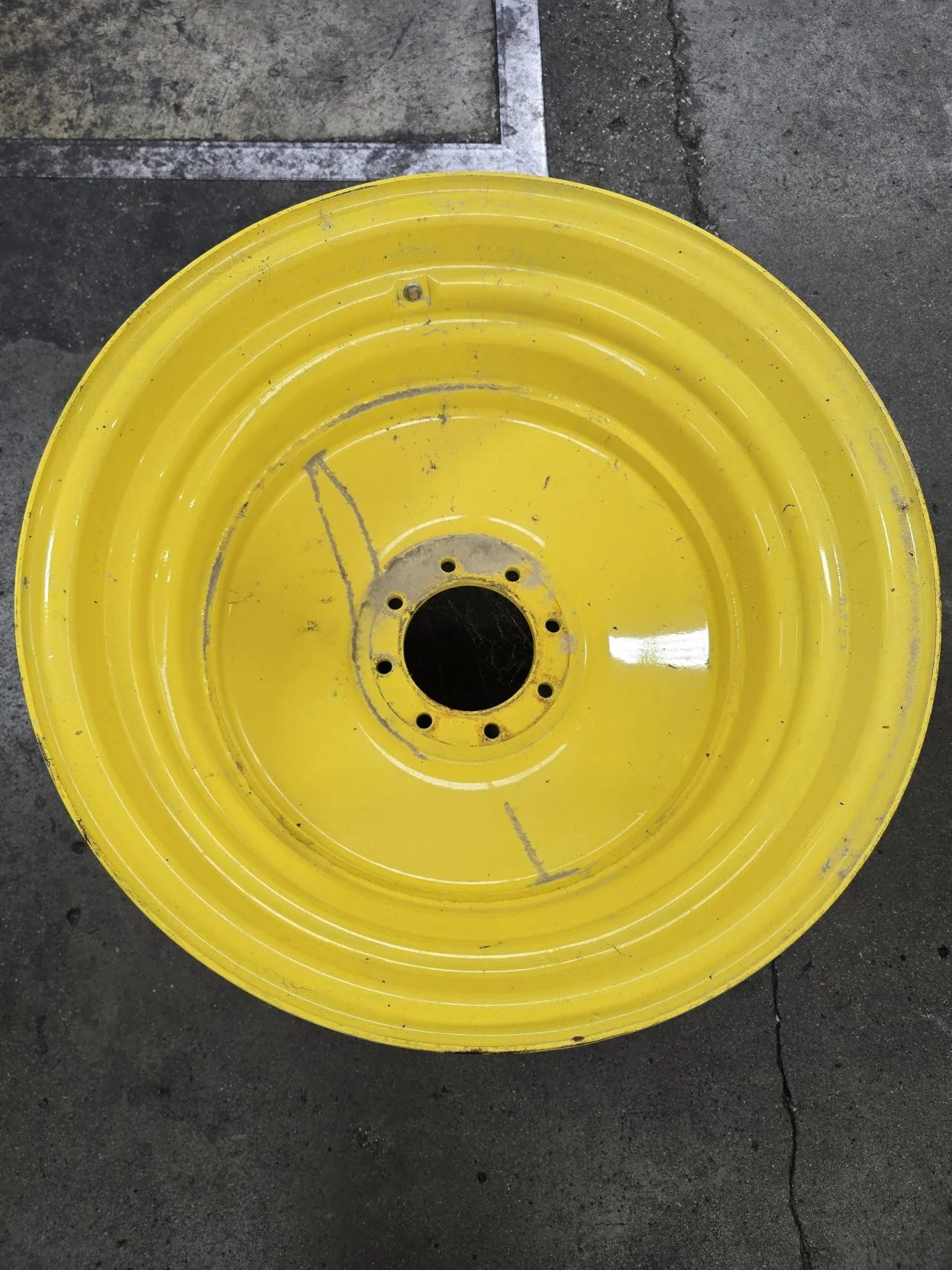 Take-Off  20 x 26 8-8-6 JD Yellow Combine Wheel image 2