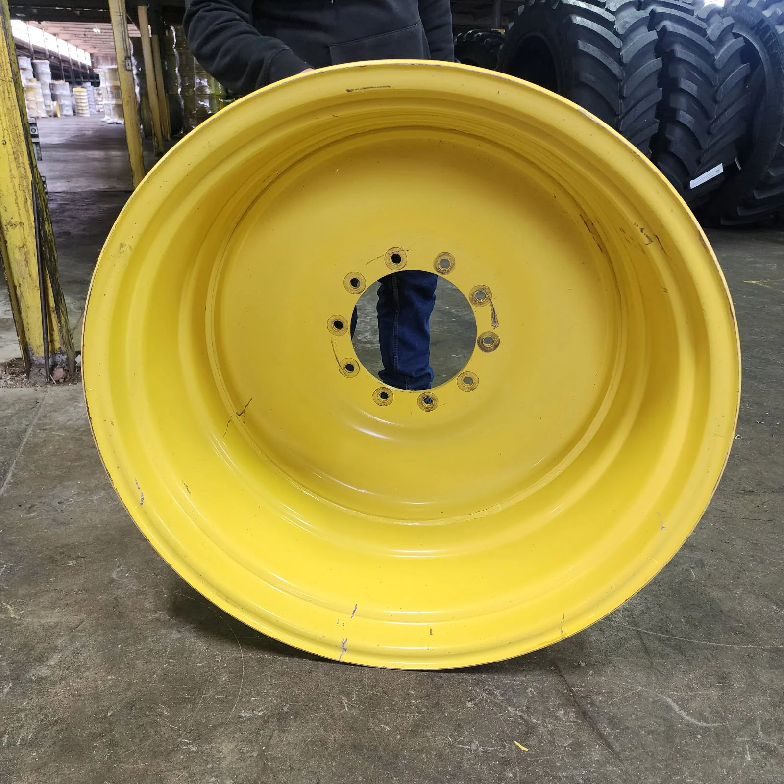 Take-Off 23 X 38 10-13.19-11.07 GKN Yellow Sprayer Wheel image 3