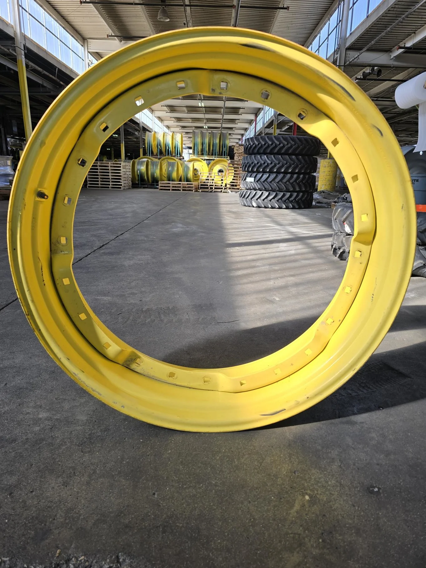 Used 12 x 38 Waffle 24-33.25 Yellow Wheel