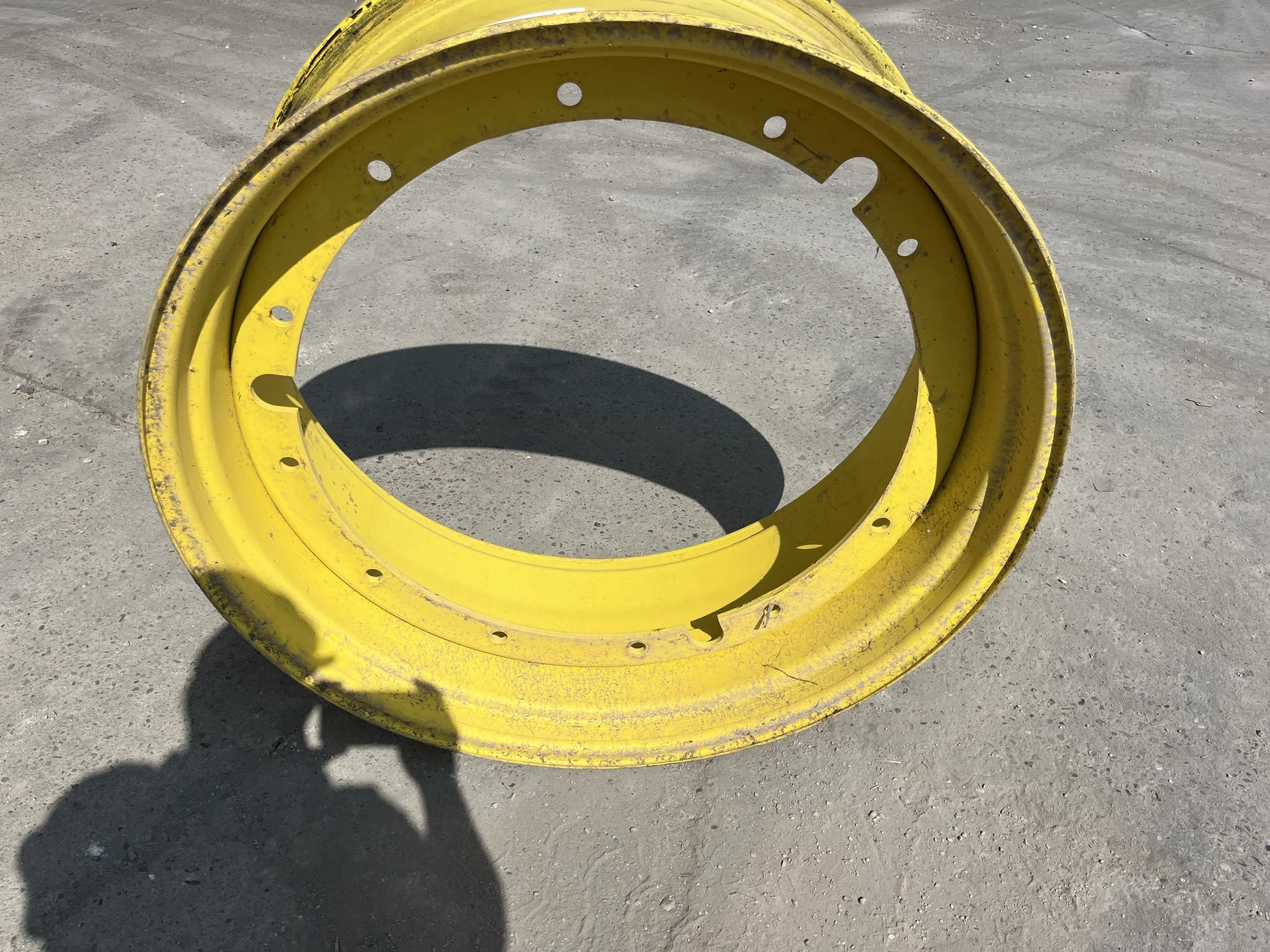 Take-Off 15 x 38 12-32.047-30.078 Rim & Rail Yellow Wheel image 2