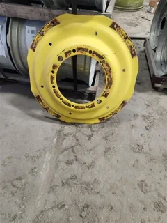 Used Disc 38" 12-16.732-14.620 3 Bolt Waffle JD Yellow image 2