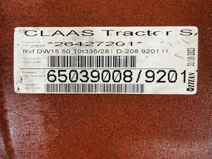 Used 15 X 50 10-13.19-11.07 Claas Orange Dual Wheel image 3