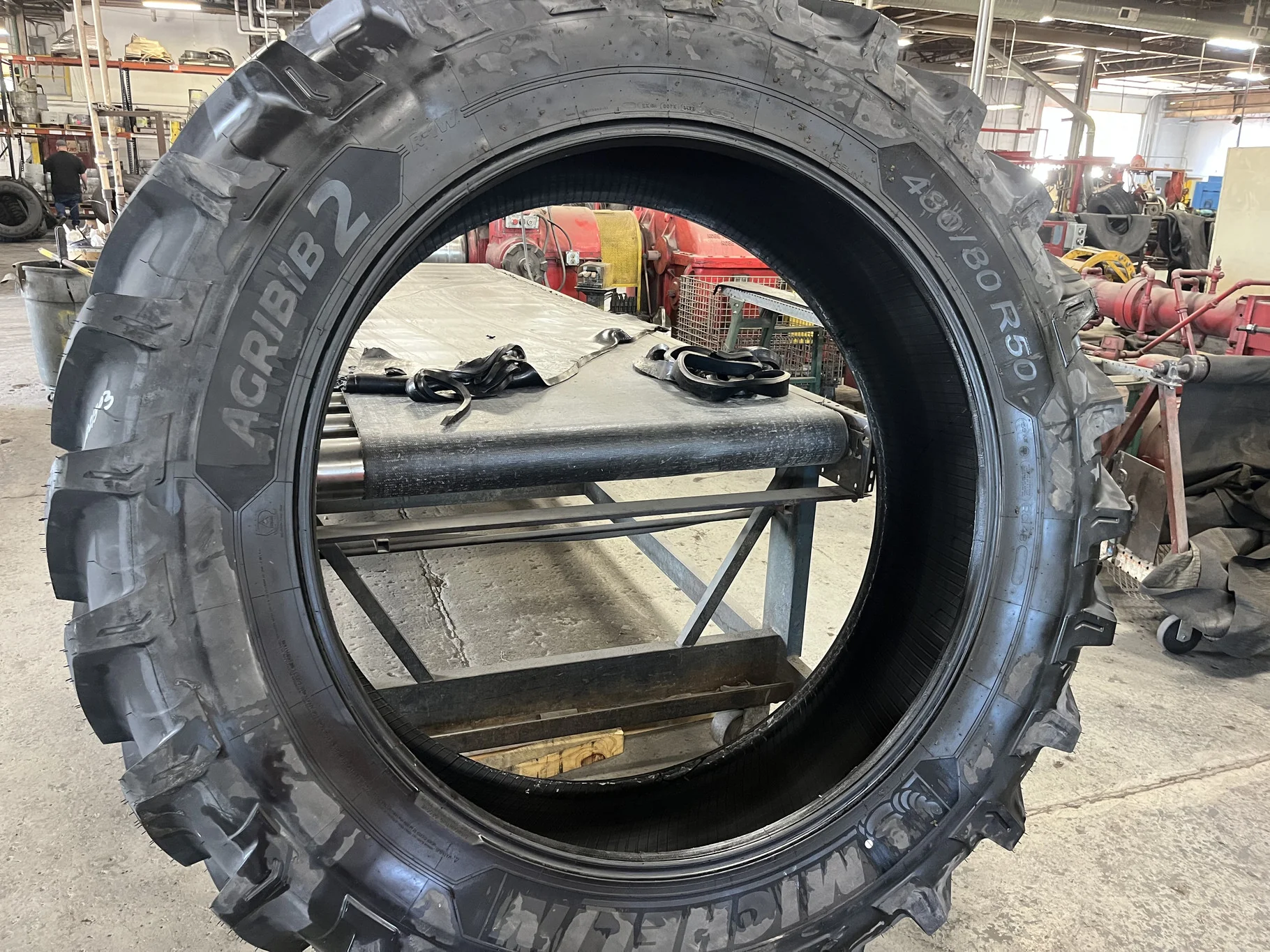 Used 480/80R50 159A8 Michelin Agribib 2 TL R-1W 90-95% image 2