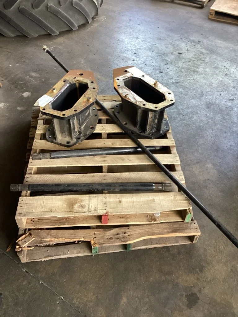 Used 10.5" Frame Extension Kit for Case 8250 Combine with 2 axle shafts 1 truss rod 4 nuts 2 washers