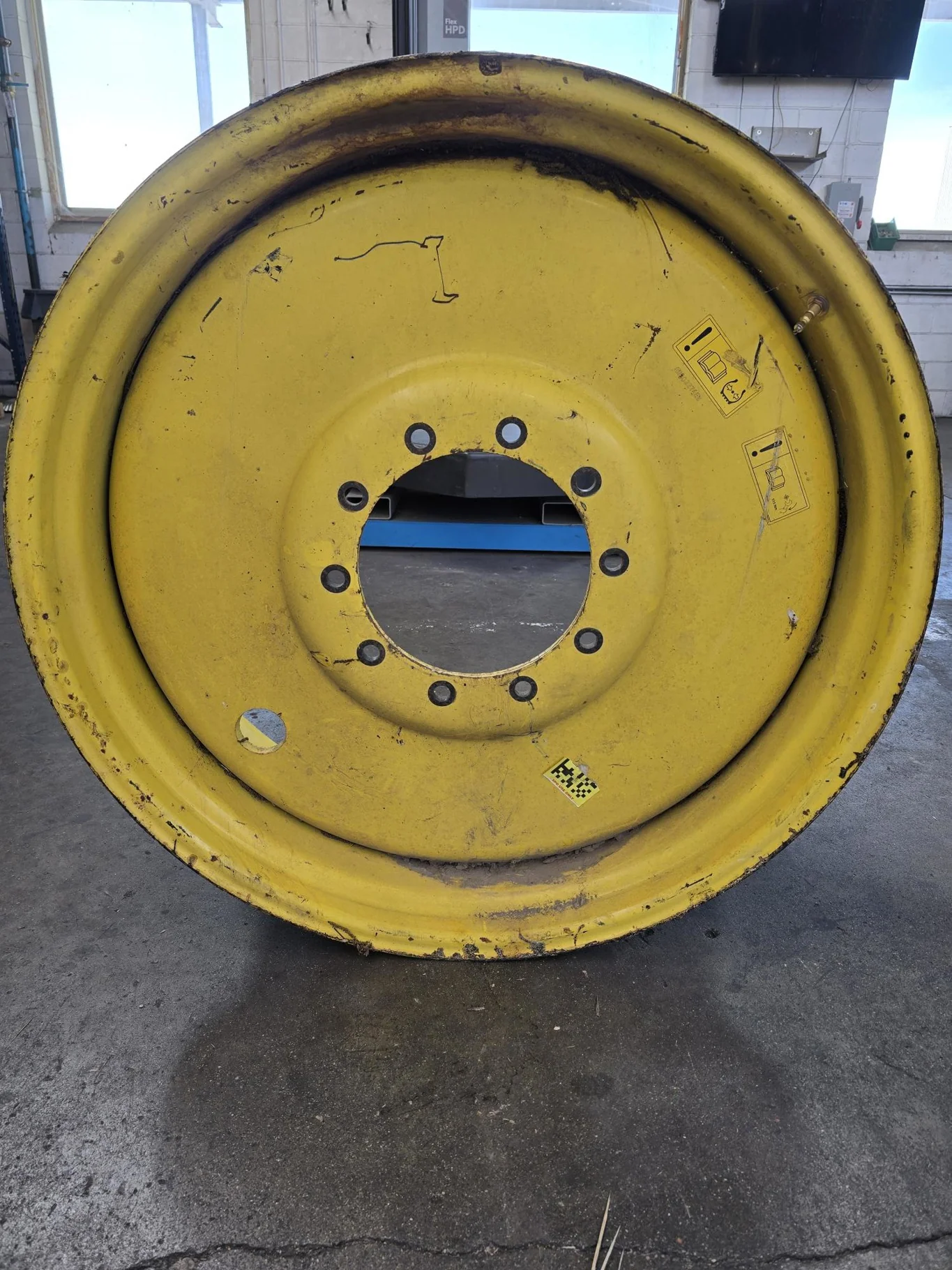 Used 12 x 38 10-13.19-11.07 Sprayer Yellow Wheel