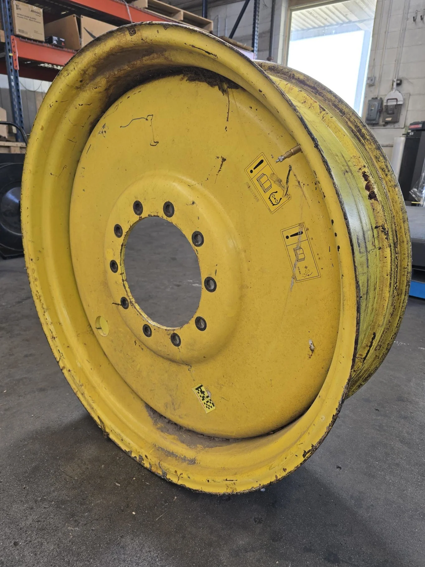 Used 12 x 38 10-13.19-11.07 Sprayer Yellow Wheel image 2