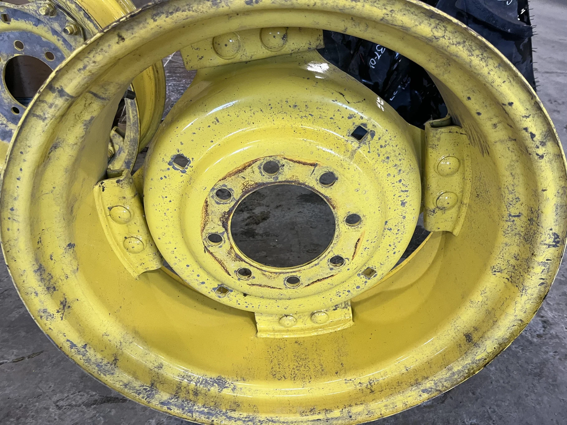 Take-Off 10 X 24 8-8-6 4/2 Clamp Yellow Wheel w/Disc image 3