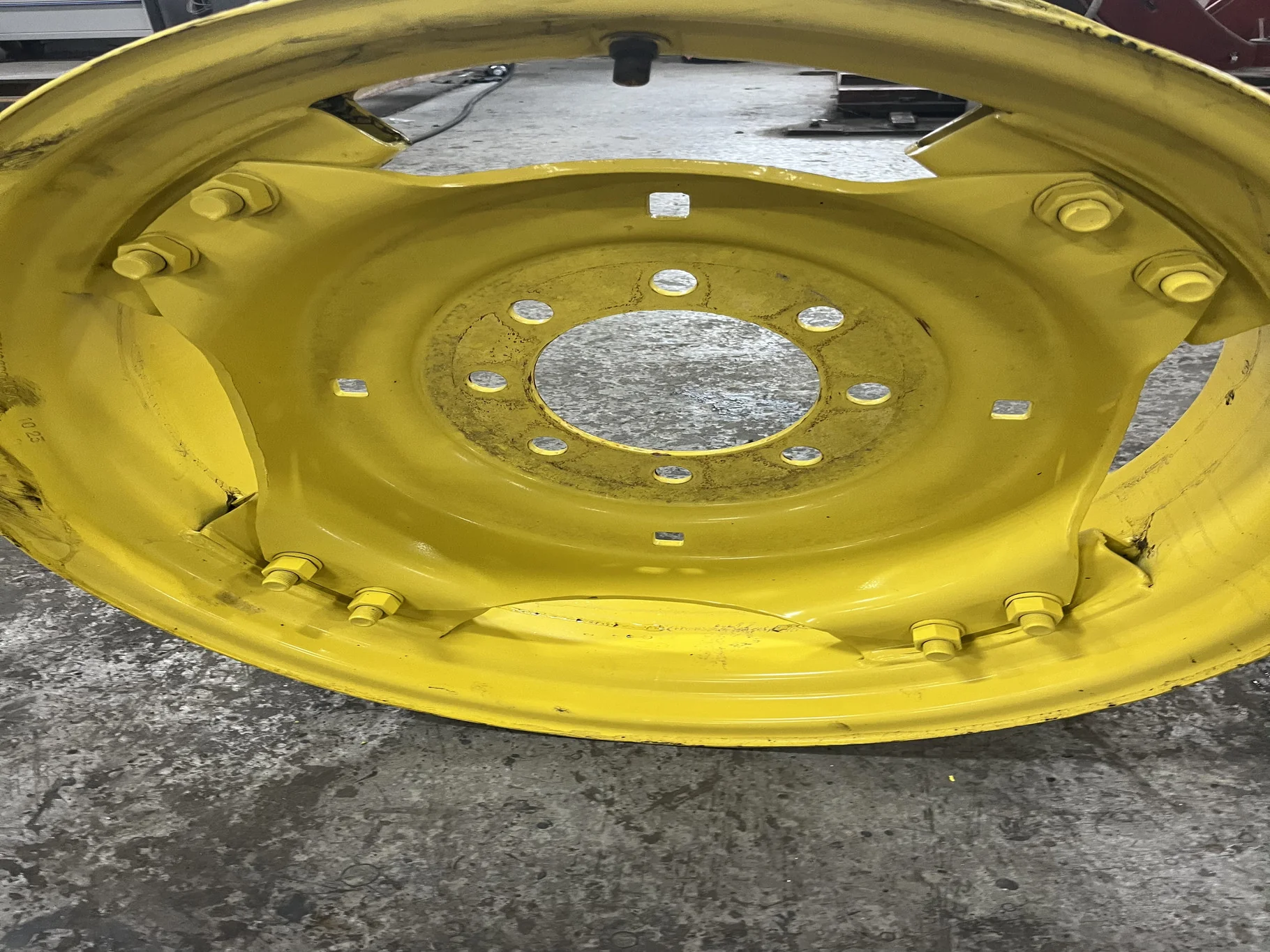 Take-Off 10 X 24 8-8-6 4/2 Clamp Yellow Wheel w/Disc image 4