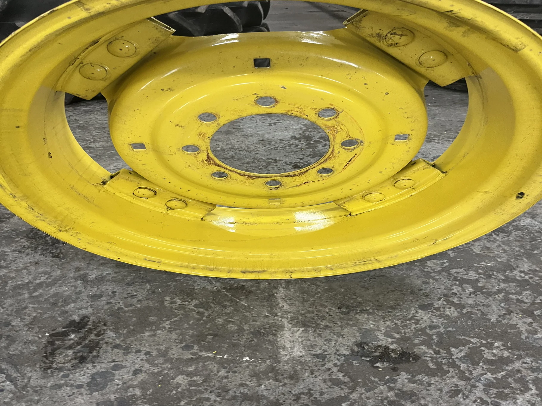 Take-Off 10 X 24 8-8-6 4/2 Clamp Yellow Wheel w/Disc image 5