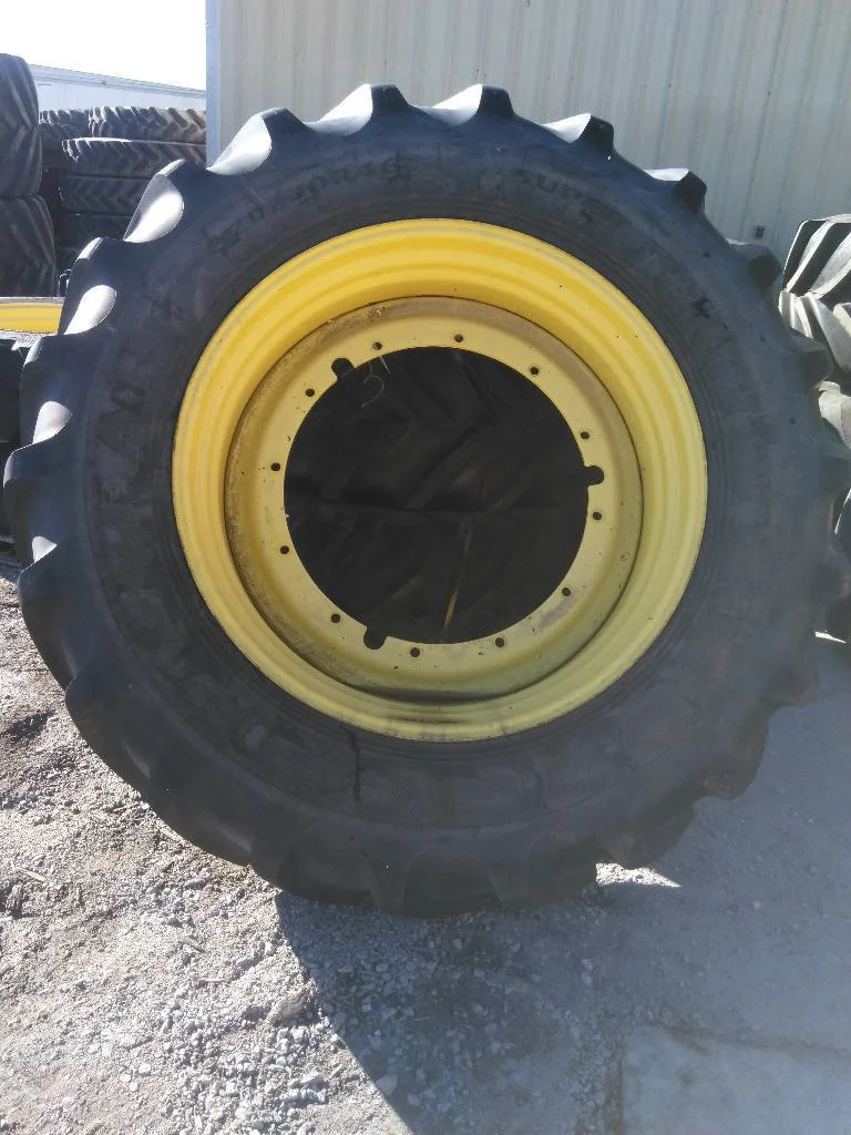 Take-Off 620/70R46 167A8 Goodyear STR DT820 TL R-1W 95-100% On 20 x 46 (12-32.047-30.078) R&R Wheel