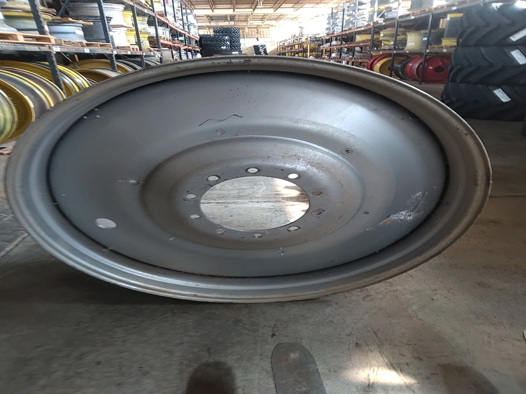 Take-Off 16 X 46 10-13.19-11.07-9.13 Titan Dual Case Silver Wheel image 6