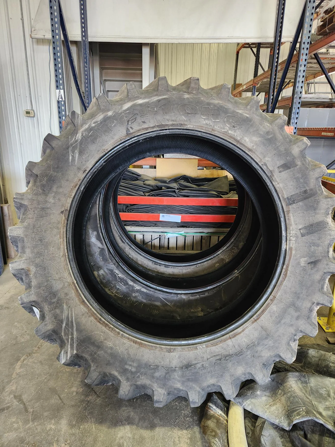 Used 480/80R50 159B Firestone Deep Tread 23 TL R-1W 80-85% image 2