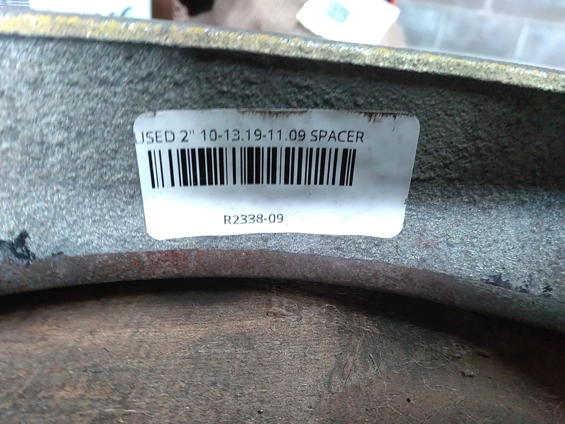 USED 2" SPACER 10-13.19-11.09 DUAL SILVER image 4