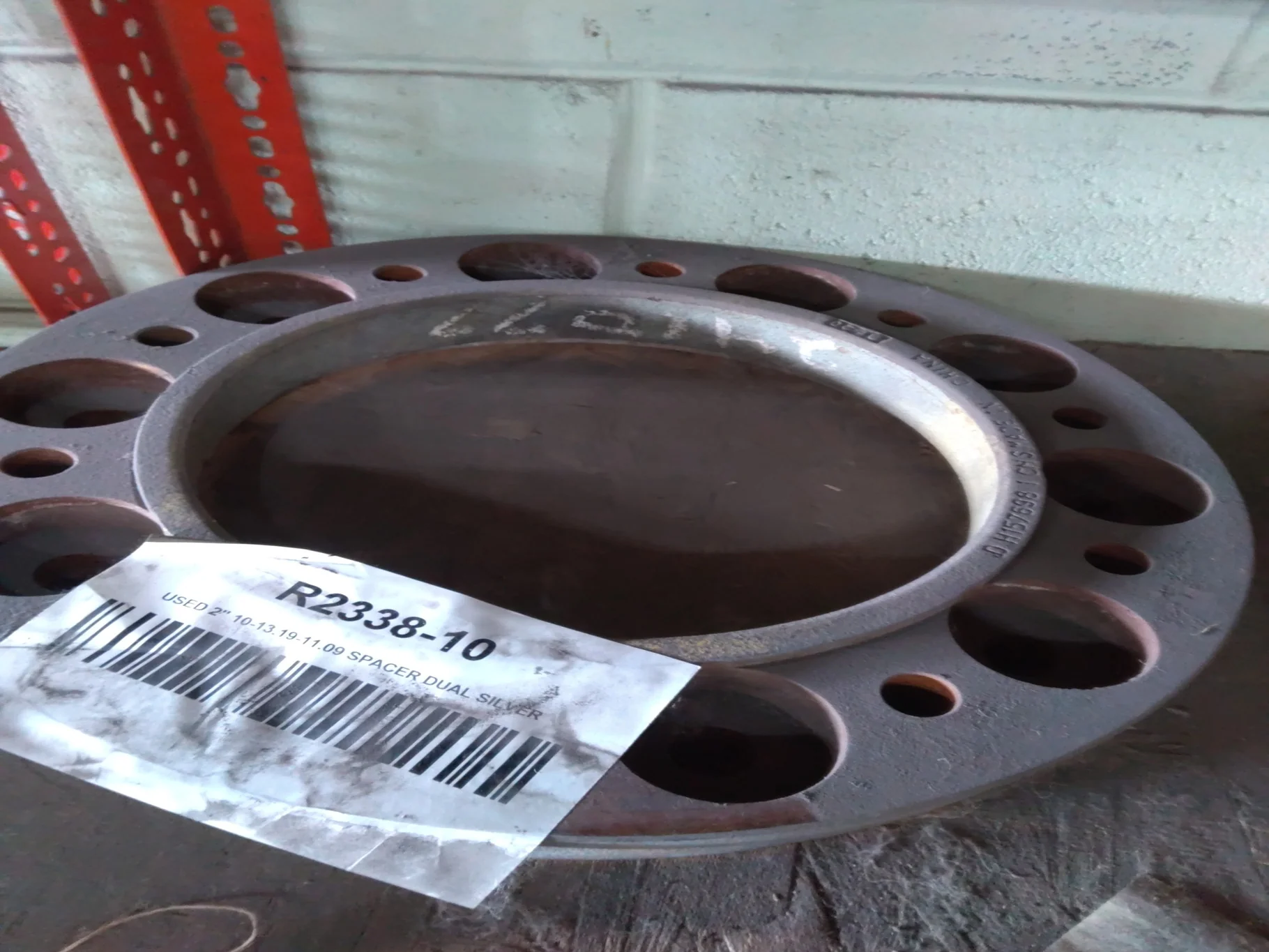 USED 2" SPACER 10-13.19-11.09 DUAL SILVER