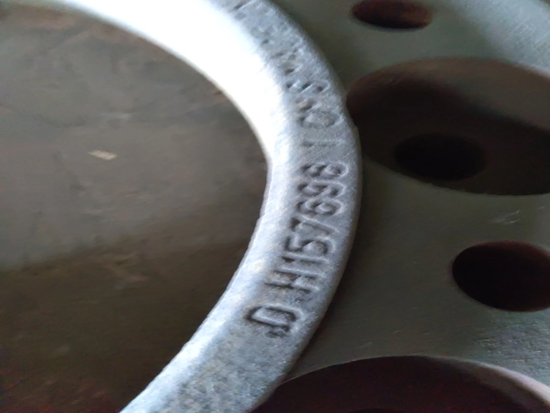 USED 2" SPACER 10-13.19-11.09 DUAL SILVER image 2