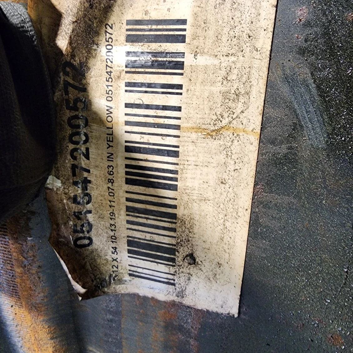Used 12 x 54 10-13.19-11.07 Dual Yellow Wheel image 3