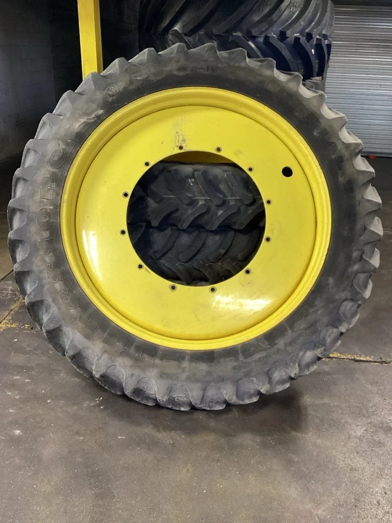 Used 380/90R54 152A8 Firestone Radial 9000 TL R-1W 55-60% On 12 X 54 12-32.047-30.078 R&R Wheel