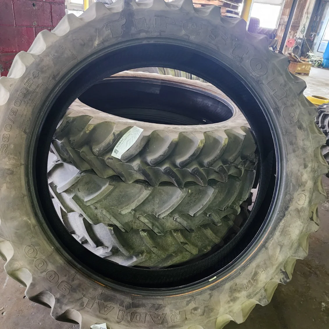 Used 380/90R54 152A8 Firestone Radial 9000 TL R-1W 55-60% image 7