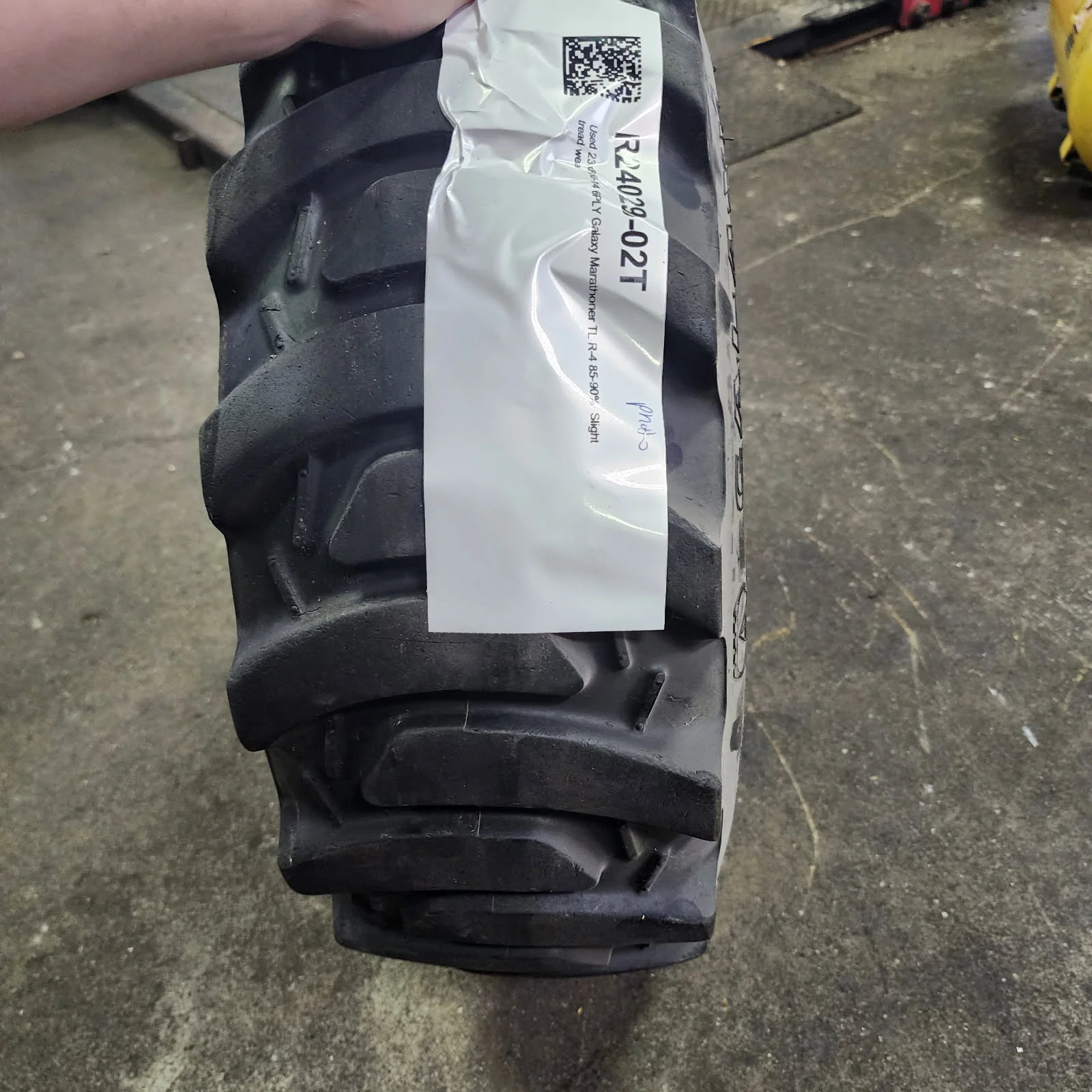 Used 23x8.50-14 6PLY Galaxy Marathoner TL R-4 85-90% image 4