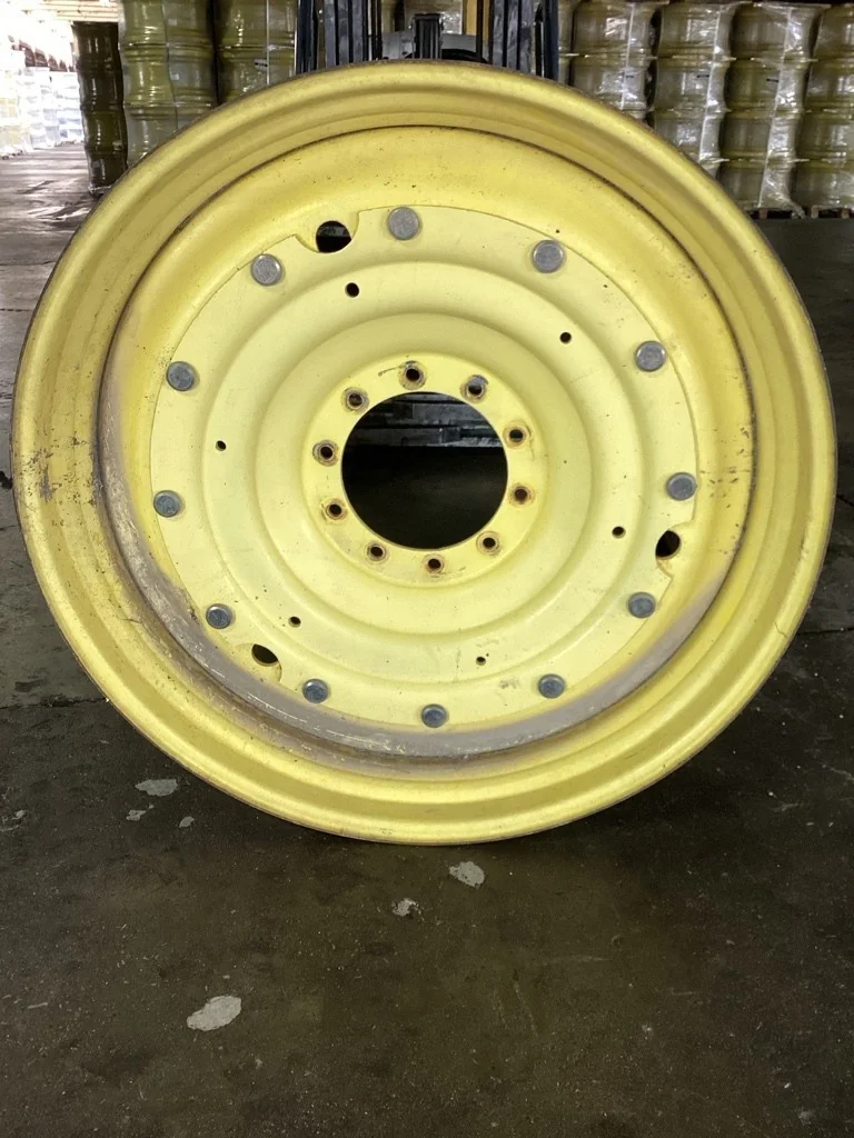 Used 13 x 46 10-13.19-11.07 Rim & Rail Yellow Wheel w/ Disc