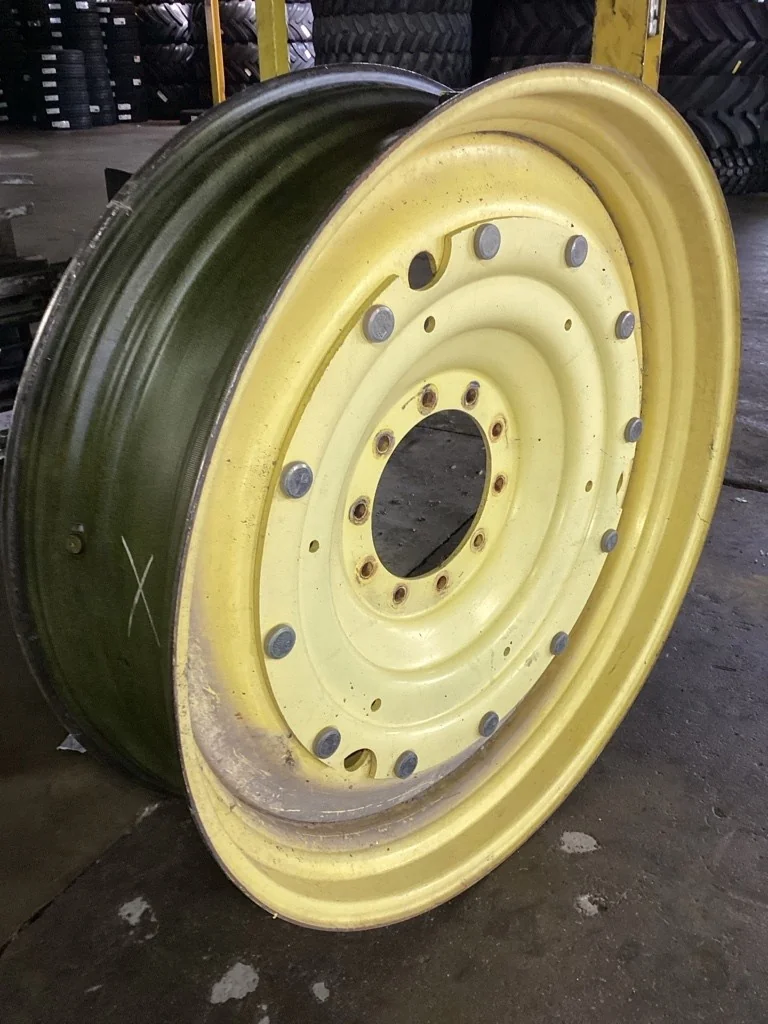 Used 13 x 46 10-13.19-11.07 Rim & Rail Yellow Wheel w/ Disc image 2