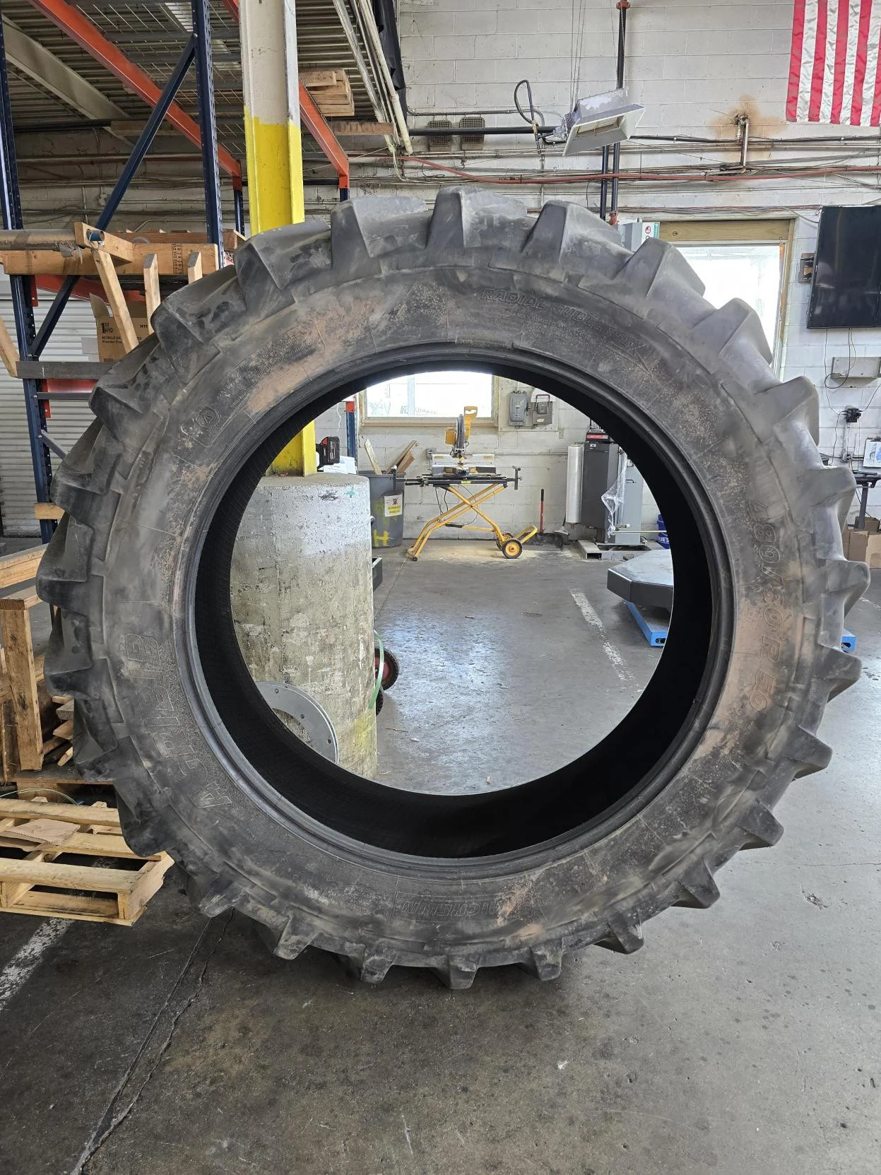 Used 480/80R50 159A8 Michelin Agribib TL R-1W 70-75%